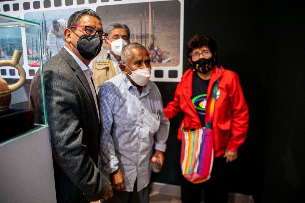 Régulo Franco Jordán, Leoncio Carrión Flores, Omballec, y Lutgarda Reyes Álvarez. (Fotos: DDC La Libertad).