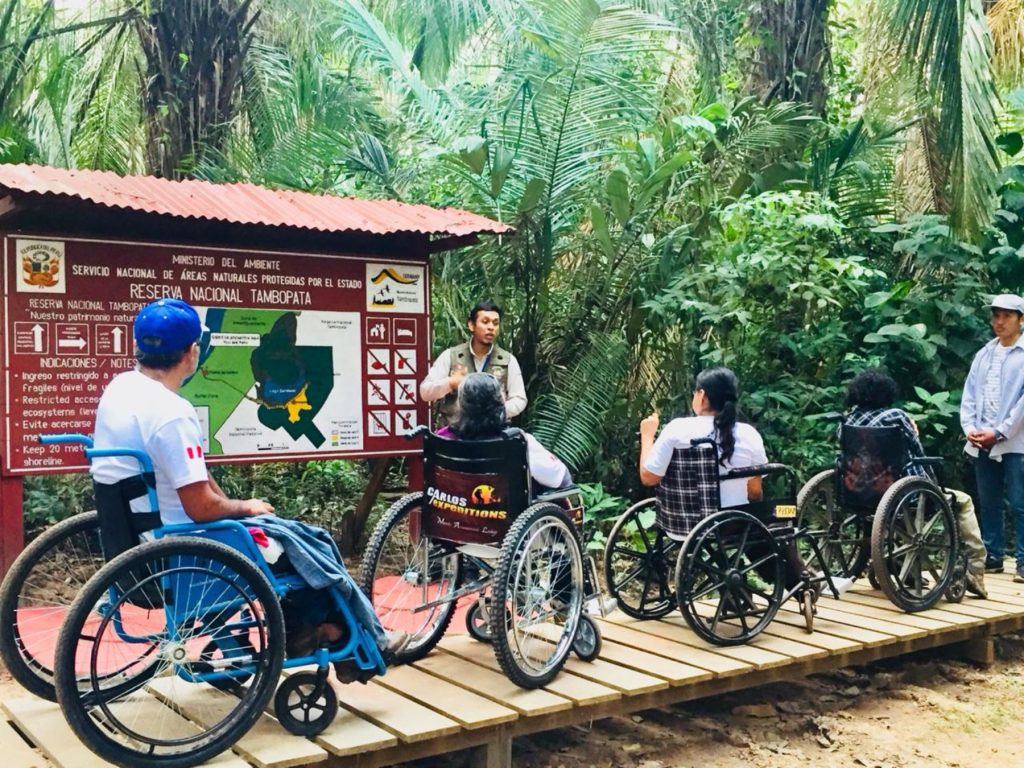 La Reserva Nacional de Tambopata (Madre De Dios) implementó visitas para personas en silla de ruedas. (Foto: Andina).