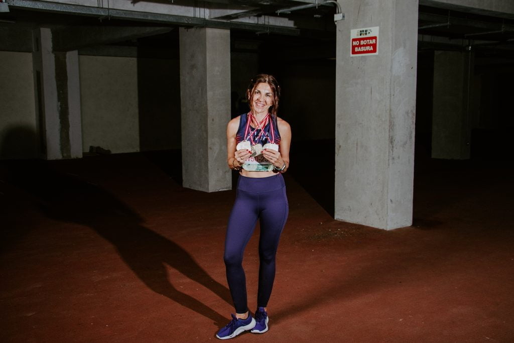 Verónica Frumento, también, logró tiple oro. (Foto: Chachy Albán). 