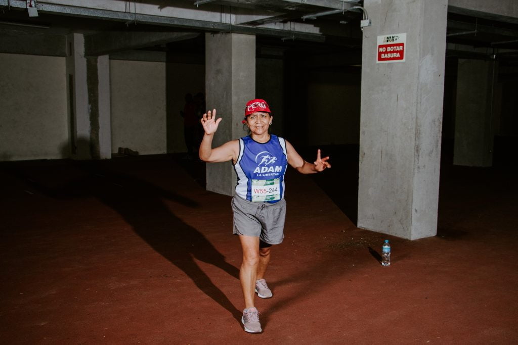 Doris Espinoza Garcías, chinchana de nacimiento, pero corre por Trujillo. (Foto: Chachy Albán). 