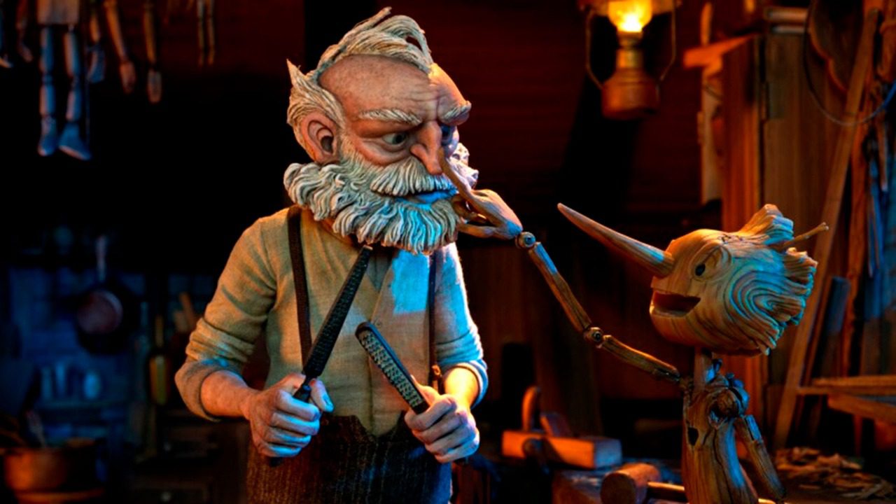 Imagen de Pinocho de Guillermo del Toro.