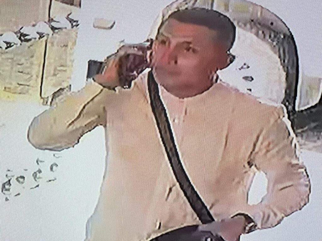 Este sería uno de los delincuentes que asaltó a la casa de cambio Altoke.