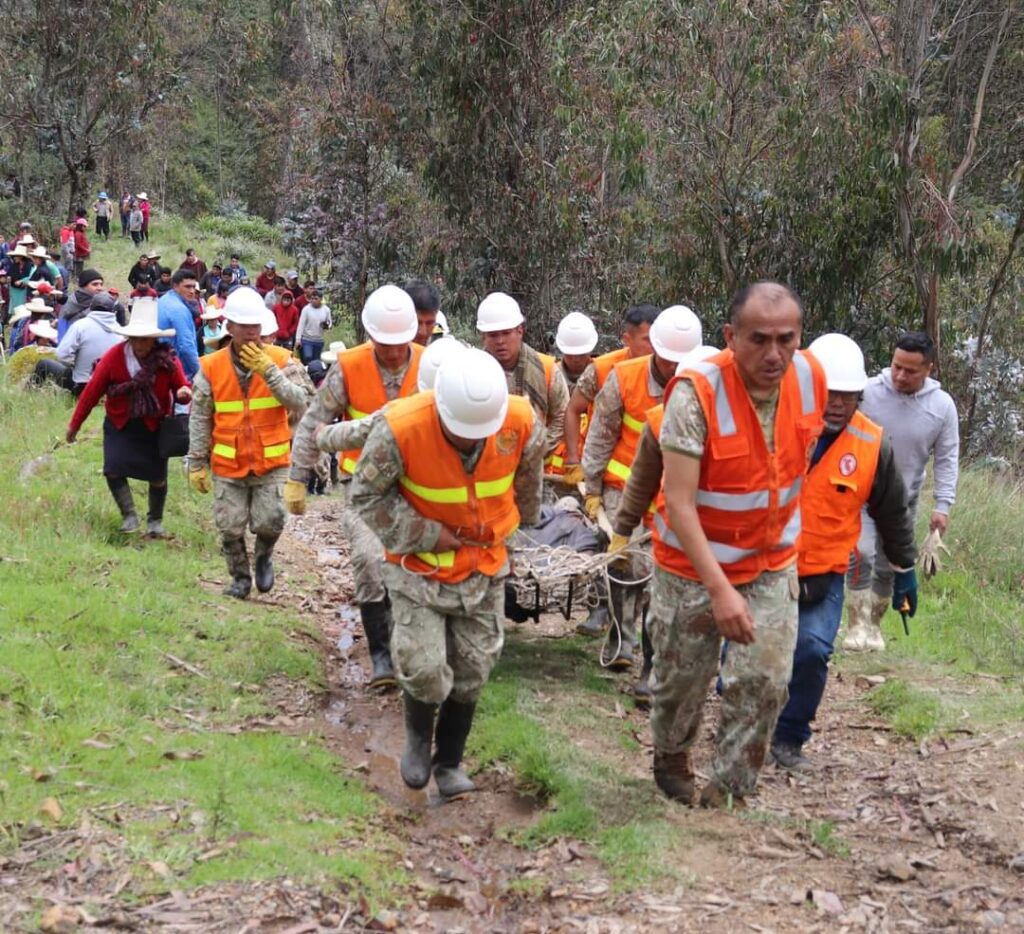 COER confirma siete muertos y 18 heridos tras huaico en Quiruvilca.Emergencia El Niño