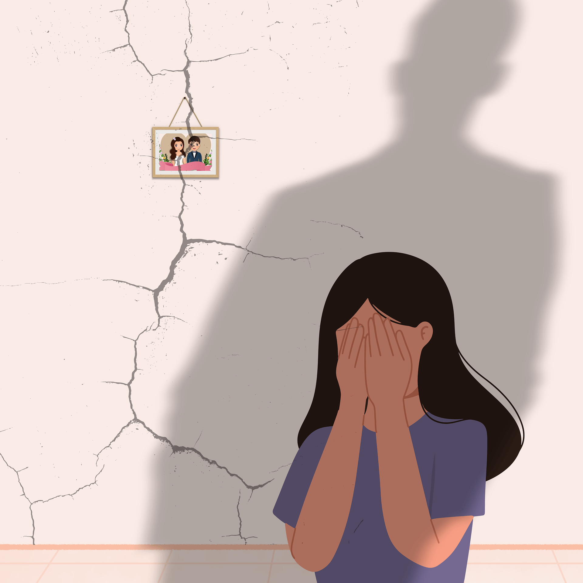 Mujer incendiada.