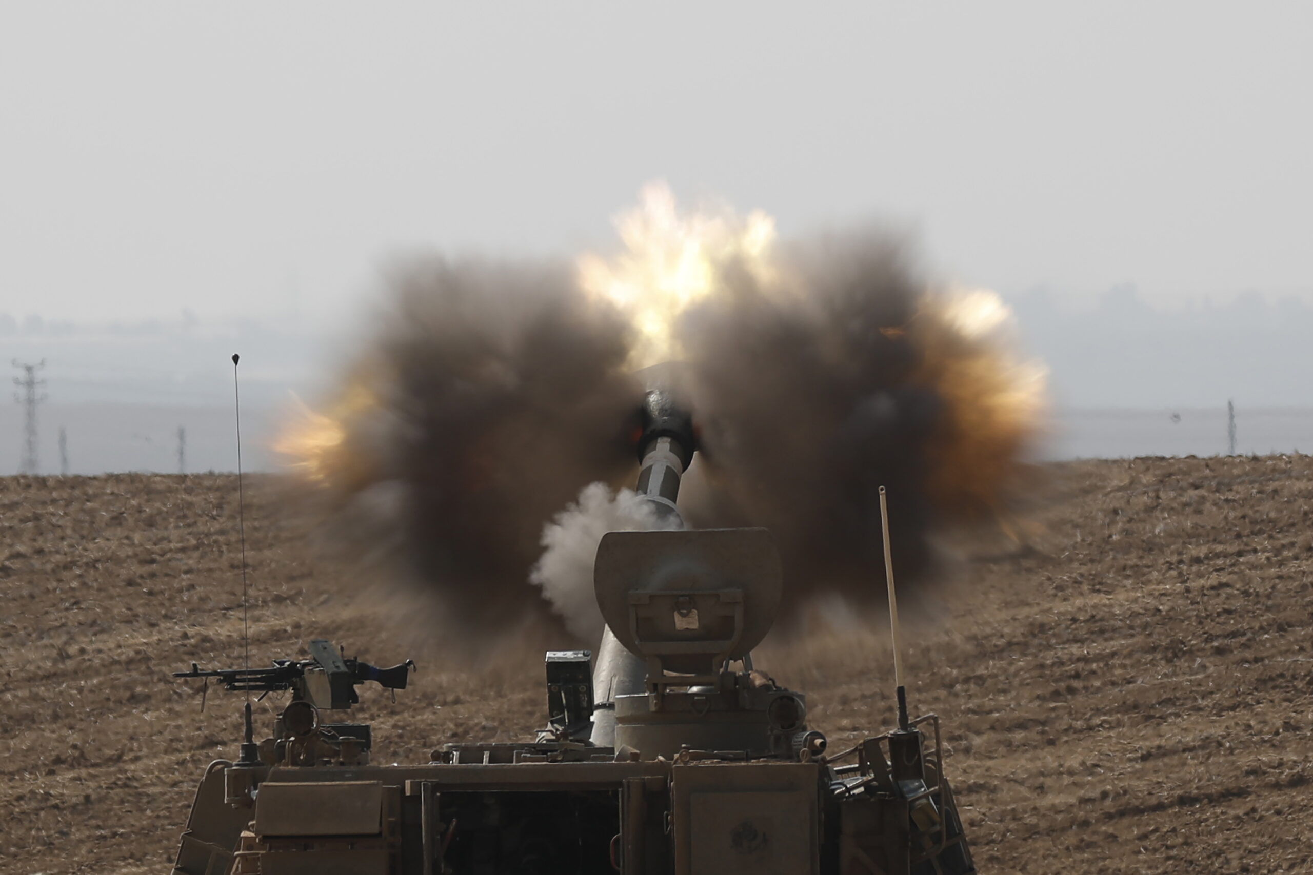 Israeli artillery unit fires at Gaza