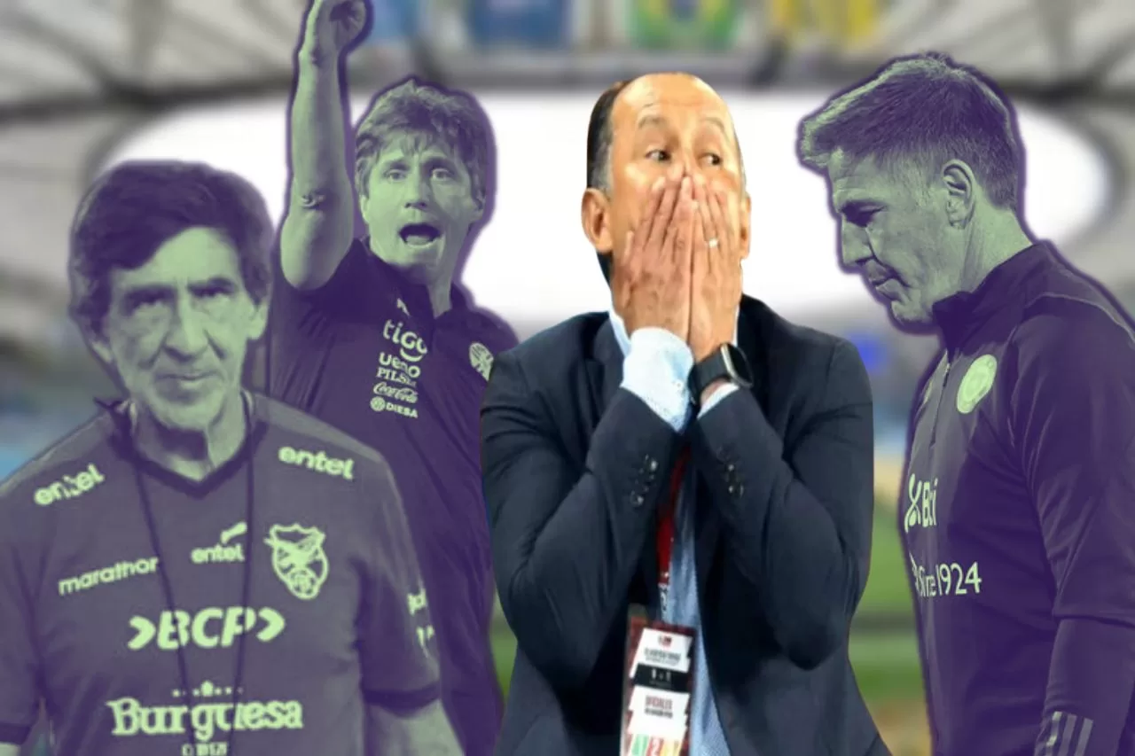 Juan Reynoso: ¿el cuarto técnico despedido en las Clasificatorias Sudamericanas? Las horas de Juan Reynoso en la Selección Peruana de Fútbol están contadas. De no sumar hoy ante Venezuela, daría a un paso al costado y le seguirá los pasos a Berizzo (Chile), Costas (Bolivia) y Schelotto (Paraguay).