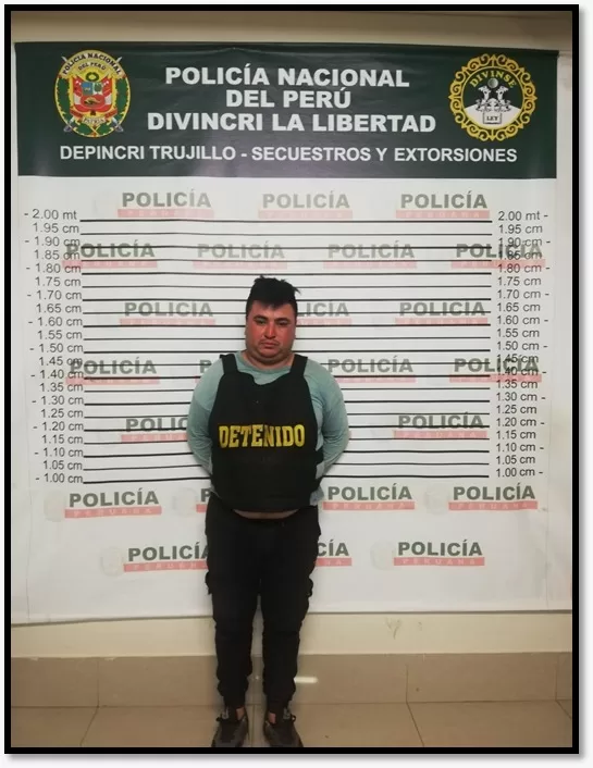 Yehison Manzur Palacio Castañeda fue detenido en Trujillo, tras confesar ser el autor del secuestro de la menor y su madre.