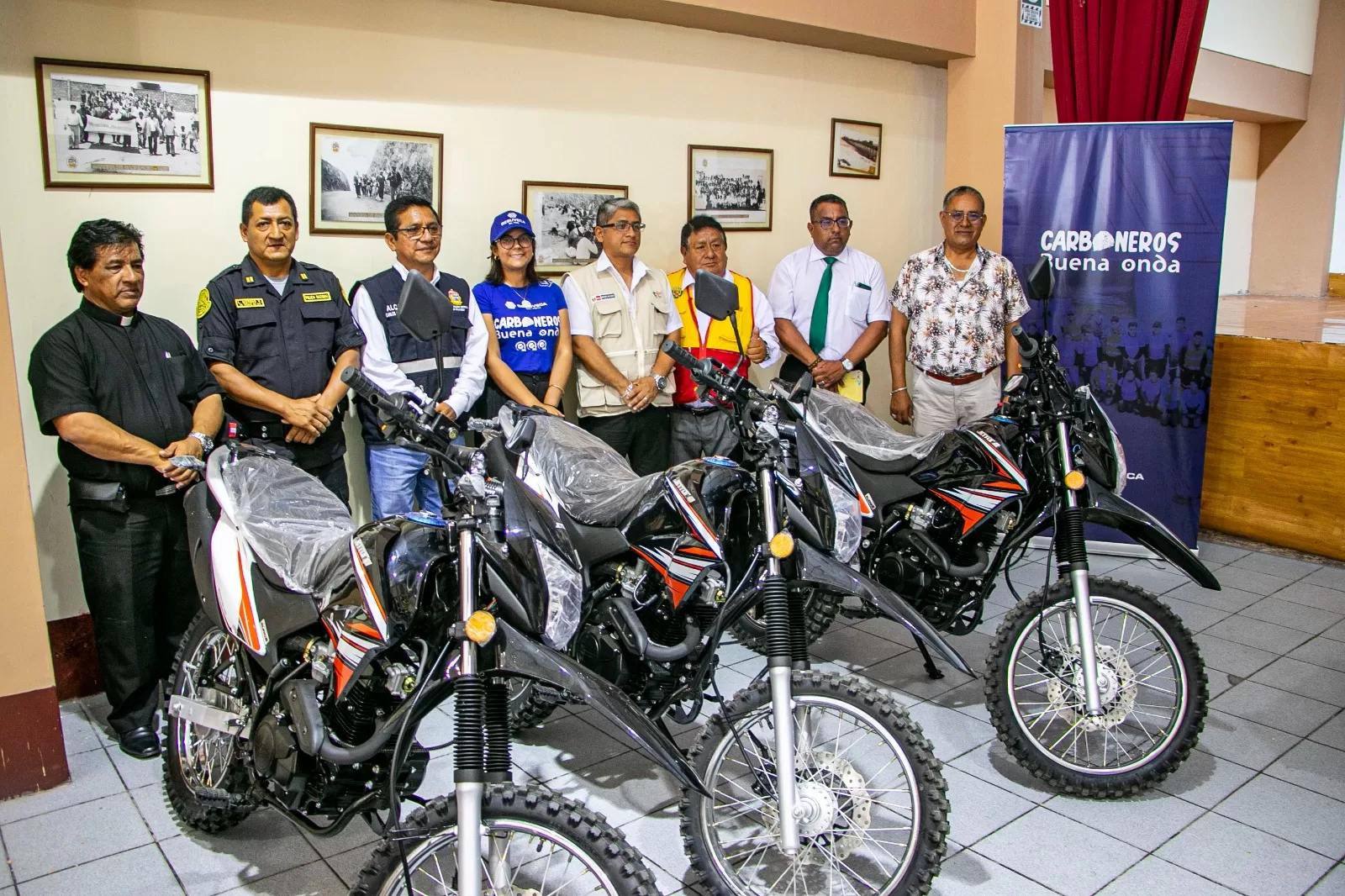 Empresa privada trabaja junto a la municipalidad de Salaverry, la Comisaría de Miramar y las JUVESC para luchar contra la inseguridad.