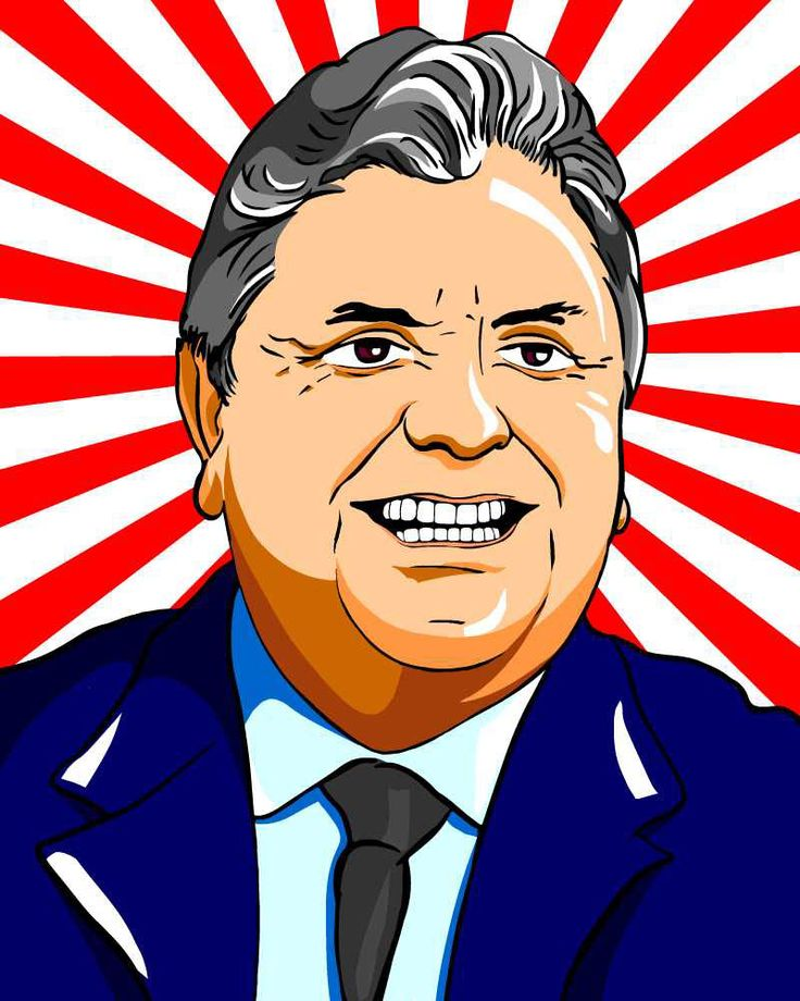 Alan García, ilustración