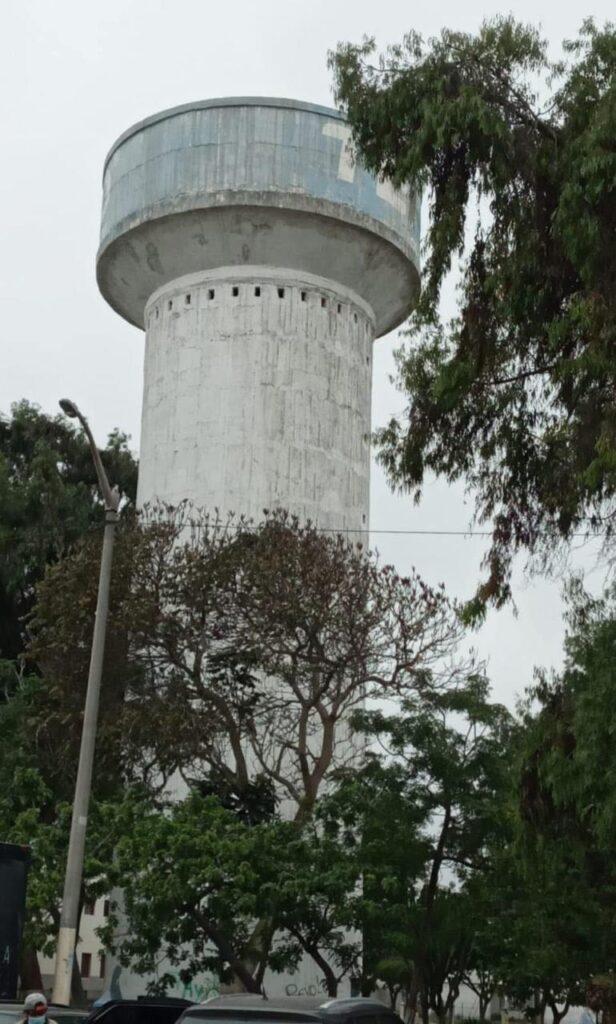 Reservorio de Sedalib en la urbanización Los Pinos. En esta zona no habrá restricción de agua.