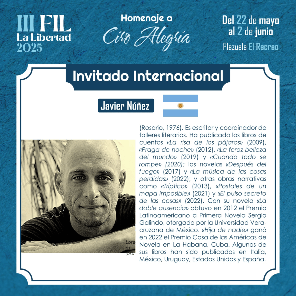 Feria del libro de la Libertad, Javier Núñez