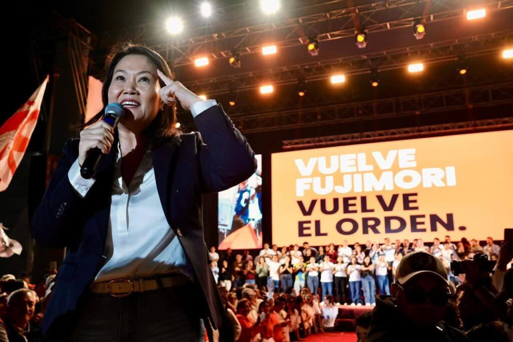Keiko Fujimori se presentó este jueves 30 de octubre en Trujillo, ciudad en la que oficializó su candidatura a la Presidencia de la República
