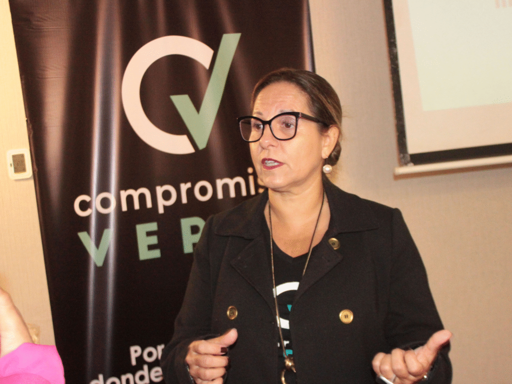 Sandra Lopes, Directora Ejecutiva de Compromiso Verde. Huevo