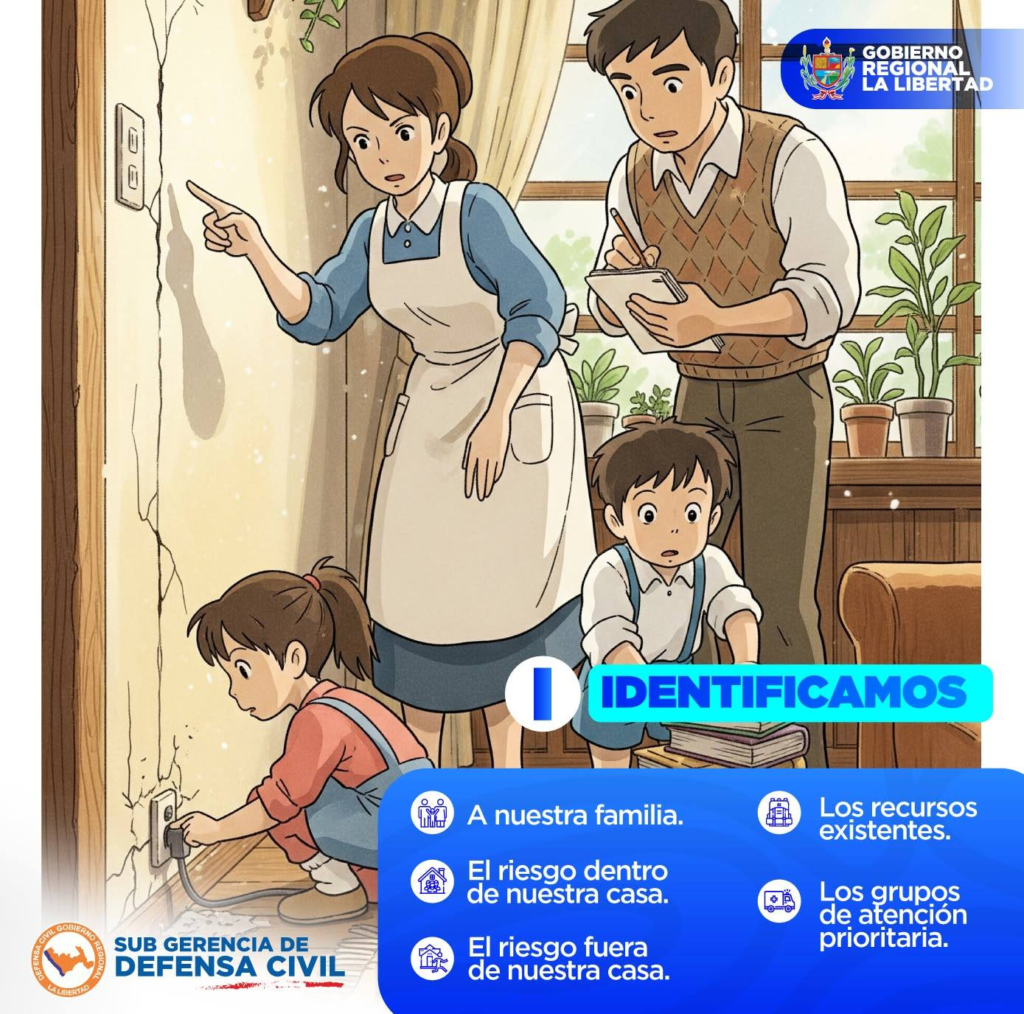 Plan familiar contra sismos.