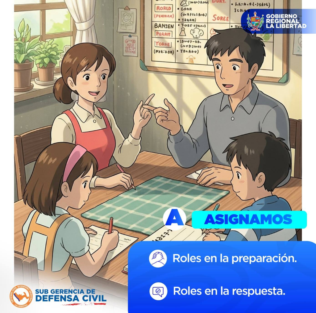 Plan familiar contra sismos.