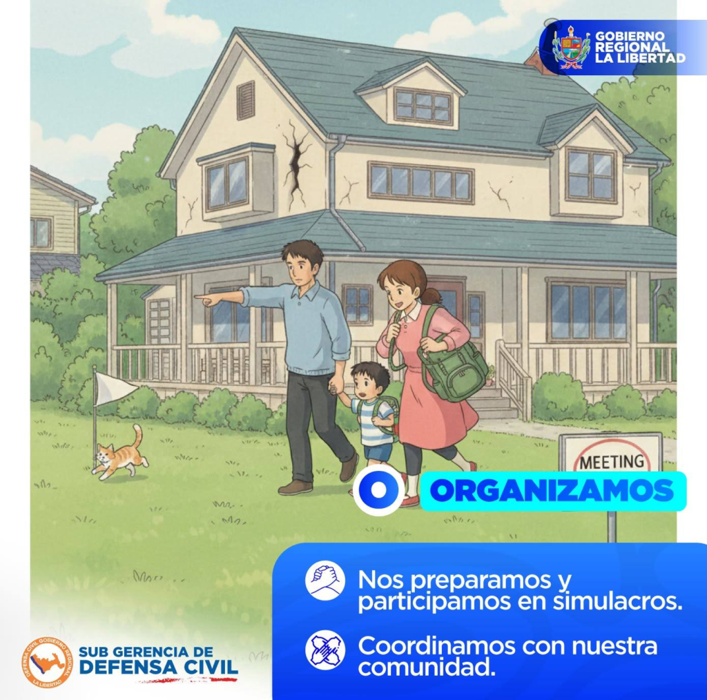 Plan familiar contra sismo.