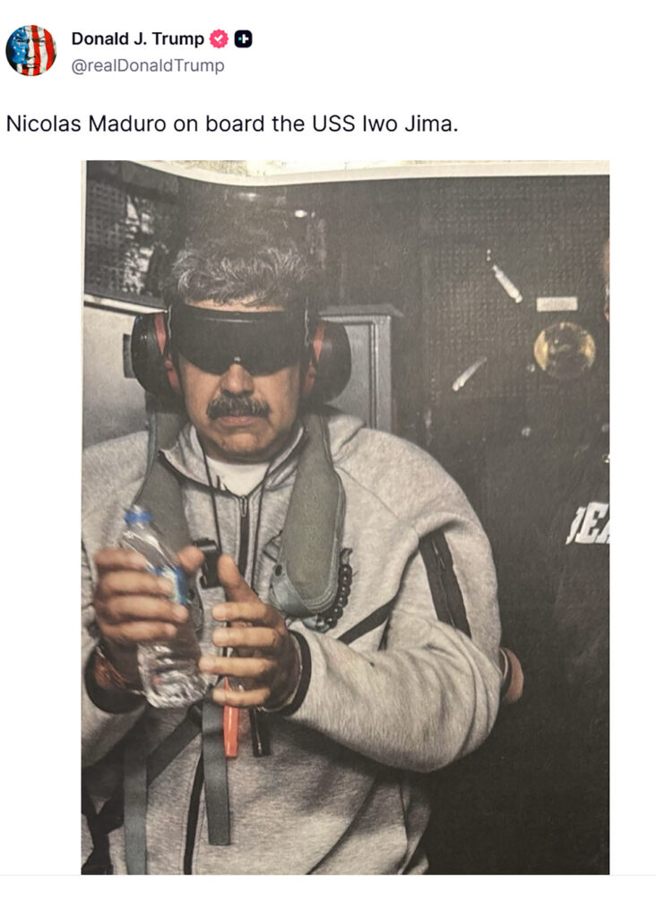 Nicolás Maduro fue capturado este sábado 3 de enero por el grupo de élite Delta Force de Estados Unidos.