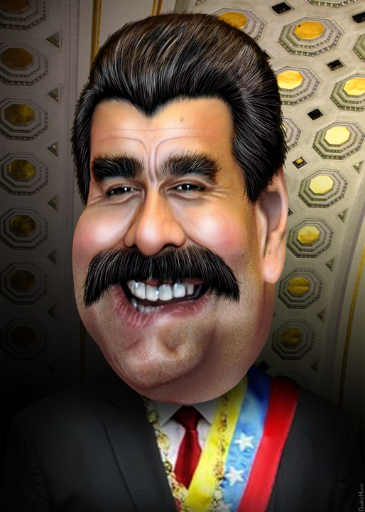 Nicolás_Maduro_-_Caricature_(12795127644)