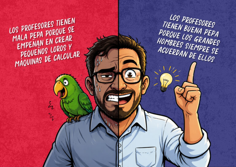 La Buena y la Mala Pepa: los profesores
